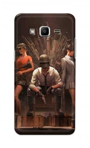 For Samsung J2 Printed Mobile Case Back Cover Pouch (Pubg Sitting)