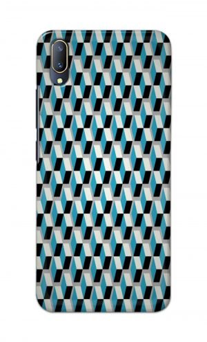 For Vivo V11 Pro Ptinted Mobile Case Back Cover Pouch (Diamonds Pattern)