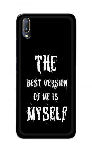 For Vivo V11 Pro Ptinted Mobile Case Back Cover Pouch (The Best Version Of Me)