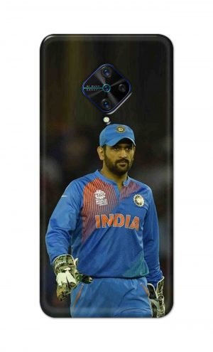 For Vivo S1 Pro Ptinted Mobile Case Back Cover Pouch (Mahendra Singh Dhoni)
