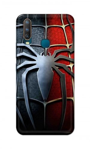 For Vivo U10 Ptinted Mobile Case Back Cover Pouch (Spider)