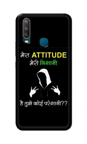 For Vivo U10 Ptinted Mobile Case Back Cover Pouch (Mera Attitude Meri Nishani)