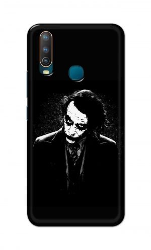 For Vivo U10 Ptinted Mobile Case Back Cover Pouch (Joker Black And White)