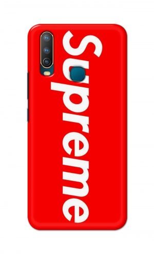 For Vivo U10 Ptinted Mobile Case Back Cover Pouch (Supreme Red)