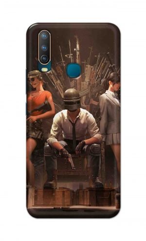 For Vivo U10 Ptinted Mobile Case Back Cover Pouch (Pubg Sitting)
