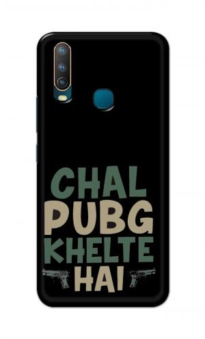 For Vivo U10 Ptinted Mobile Case Back Cover Pouch (Pubg Khelte Hain)