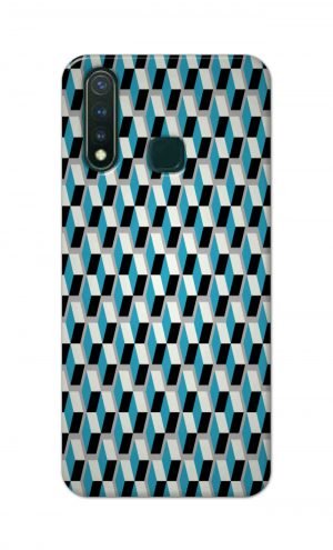 For Vivo U20 Vivo U3 Vivo Y19 Ptinted Mobile Case Back Cover Pouch (Diamonds Pattern)