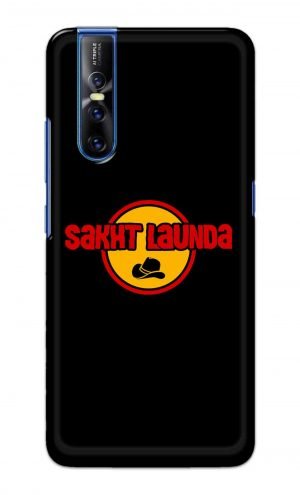 For Vivo V15 Pro Ptinted Mobile Case Back Cover Pouch (Sakht Launda)