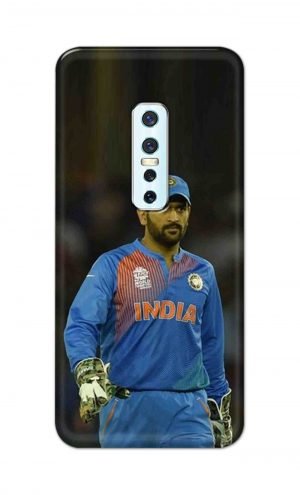 For Vivo V17 Pro Ptinted Mobile Case Back Cover Pouch (Mahendra Singh Dhoni)