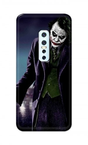 For Vivo V17 Pro Ptinted Mobile Case Back Cover Pouch (Joker Standing)
