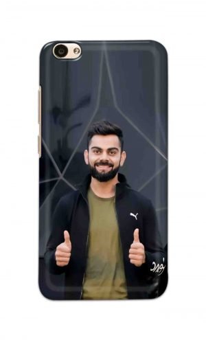 For Vivo V5 V5s Ptinted Mobile Case Back Cover Pouch (Virat Kohli)