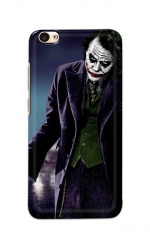 For Vivo V5 V5s Ptinted Mobile Case Back Cover Pouch (Joker Standing)