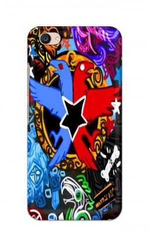 For Vivo V5 Plus Ptinted Mobile Case Back Cover Pouch (Colorful Eagle)