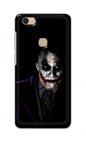 For Vivo V7 Ptinted Mobile Case Back Cover Pouch (Joker Why So Serious)