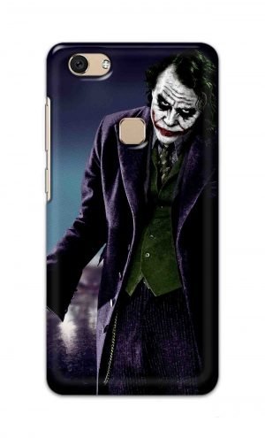 For Vivo V7 Ptinted Mobile Case Back Cover Pouch (Joker Standing)