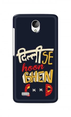 For Vivo Y21 Y21L Ptinted Mobile Case Back Cover Pouch (Dilli Se Hoon)