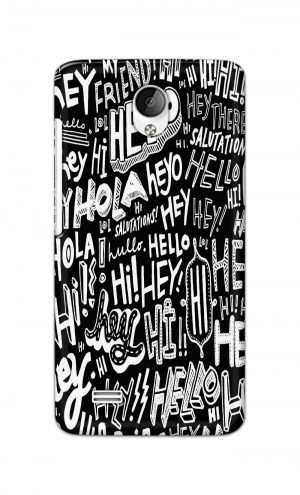 For Vivo Y21 Y21L Ptinted Mobile Case Back Cover Pouch (Black And White Graffiti)