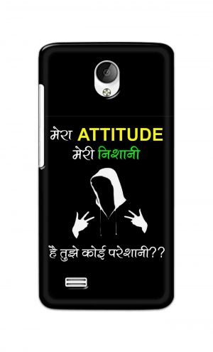 For Vivo Y21 Y21L Ptinted Mobile Case Back Cover Pouch (Mera Attitude Meri Nishani)