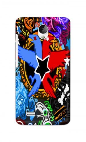 For Vivo Y21 Y21L Ptinted Mobile Case Back Cover Pouch (Colorful Eagle)