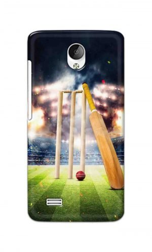 For Vivo Y21 Y21L Ptinted Mobile Case Back Cover Pouch (Cricket Bat Ball)