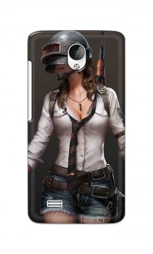 For Vivo Y21 Y21L Ptinted Mobile Case Back Cover Pouch (Pubg Girl)