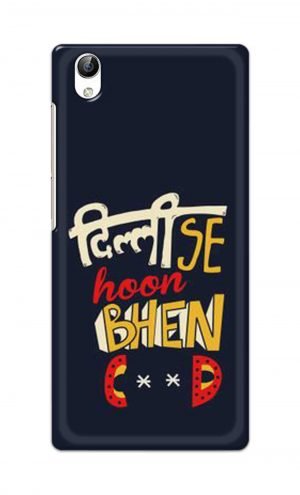 For Vivo Y51 Ptinted Mobile Case Back Cover Pouch (Dilli Se Hoon)