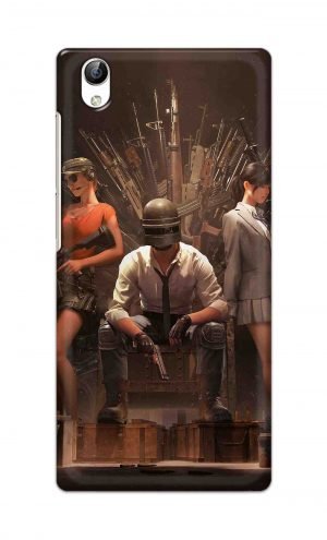 For Vivo Y51 Ptinted Mobile Case Back Cover Pouch (Pubg Sitting)