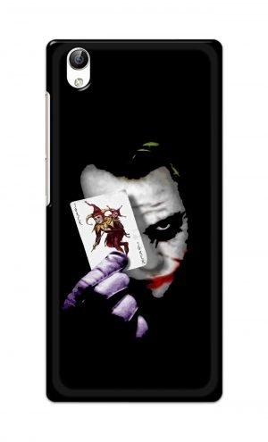 For Vivo Y51 Ptinted Mobile Case Back Cover Pouch (Joker Card In Hand)