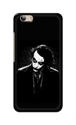 For VivoY53 Ptinted Mobile Case Back Cover Pouch (Joker Black And White)