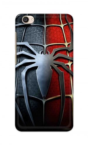 For Vivo Y55 Ptinted Mobile Case Back Cover Pouch (Spider)