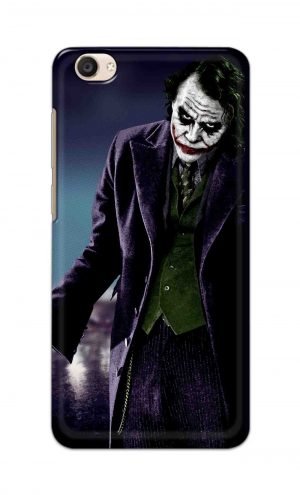 For Vivo Y55 Ptinted Mobile Case Back Cover Pouch (Joker Standing)