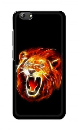 For Vivo Y69 Ptinted Mobile Case Back Cover Pouch (Lion Fire)