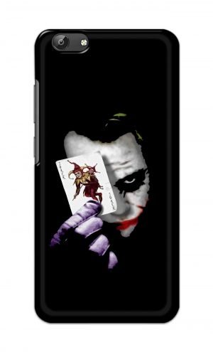 For Vivo Y69 Ptinted Mobile Case Back Cover Pouch (Joker Card In Hand)