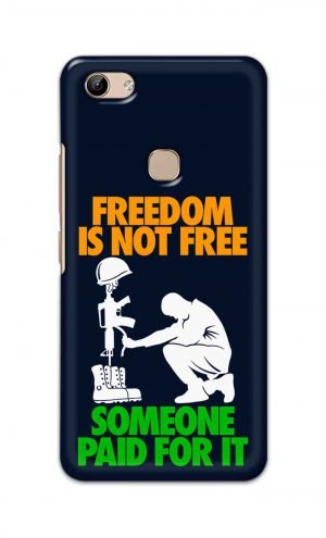 For Vivo Y81 Ptinted Mobile Case Back Cover Pouch (Freedom Is Not Free)