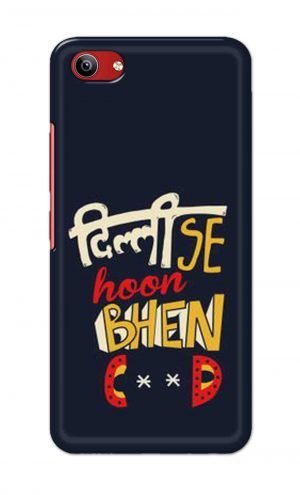 For Vivo Y81i Ptinted Mobile Case Back Cover Pouch (Dilli Se Hoon)