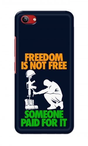 For Vivo Y81i Ptinted Mobile Case Back Cover Pouch (Freedom Is Not Free)