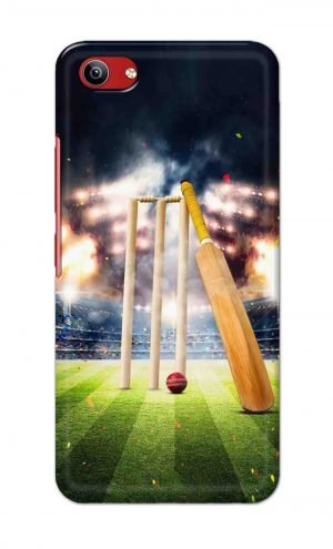 For Vivo Y81i Ptinted Mobile Case Back Cover Pouch (Cricket Bat Ball)