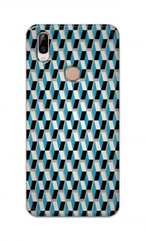 For Vivo Y83 Pro Ptinted Mobile Case Back Cover Pouch (Diamonds Pattern)