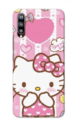 For Vivo Z1x Ptinted Mobile Case Back Cover Pouch (Hello Kitty Pink)