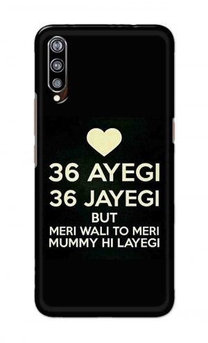 For Vivo Z1x Ptinted Mobile Case Back Cover Pouch (36 Aayegi 36 Jayegi)