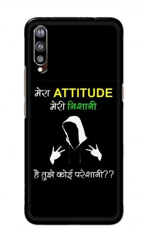 For Vivo Z1x Ptinted Mobile Case Back Cover Pouch (Mera Attitude Meri Nishani)
