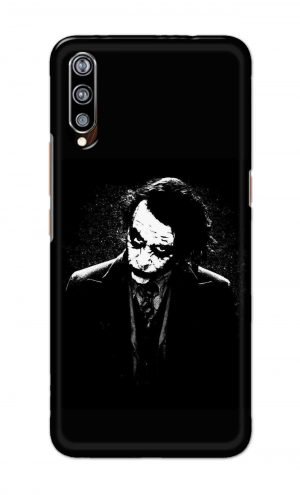 For Vivo Z1x Ptinted Mobile Case Back Cover Pouch (Joker Black And White)