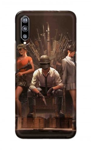 For Vivo Z1x Ptinted Mobile Case Back Cover Pouch (Pubg Sitting)