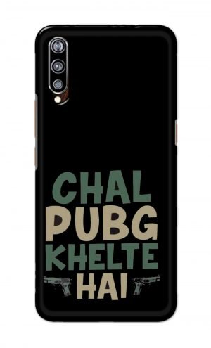 For Vivo Z1x Ptinted Mobile Case Back Cover Pouch (Pubg Khelte Hain)