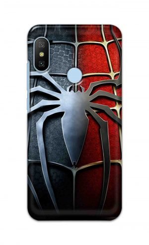 For Xiaomi Redmi Mi A2 Printed Mobile Case Back Cover Pouch (Spider)