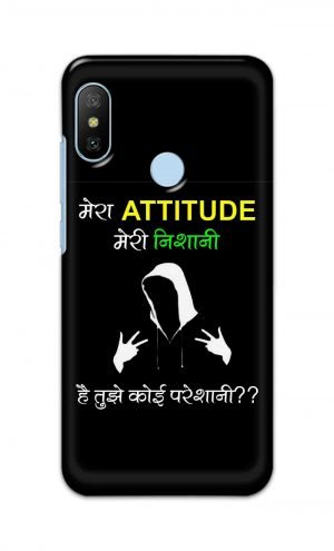 For Xiaomi Redmi Mi A2 Printed Mobile Case Back Cover Pouch (Mera Attitude Meri Nishani)