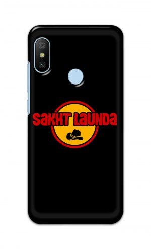 For Xiaomi Redmi Mi A2 Printed Mobile Case Back Cover Pouch (Sakht Launda)