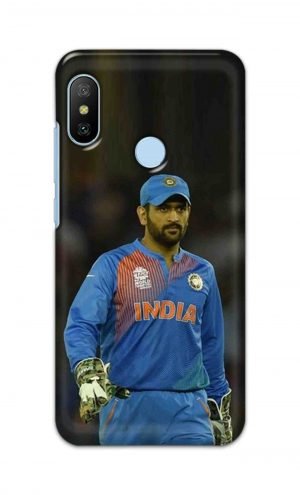 For Xiaomi Redmi Mi A2 Printed Mobile Case Back Cover Pouch (Mahendra Singh Dhoni)