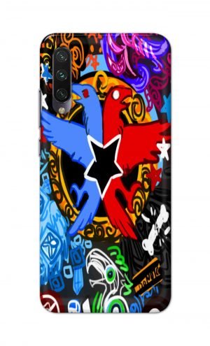 For Xiaomi Redmi Mi A3 Printed Mobile Case Back Cover Pouch (Colorful Eagle)