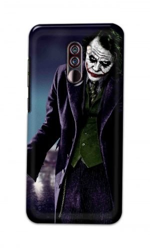 For Xiaomi Redmi Poco F1 Printed Mobile Case Back Cover Pouch (Joker Standing)